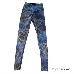 Nike tie dye mesh high waisted athletic leggings